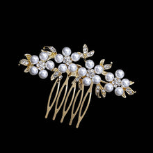 Load image into Gallery viewer, Women&#39;s Gold Hair Comb
