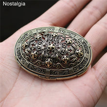 Load image into Gallery viewer, Norse Viking Brooch Witchy Large Big Vintage Irish Knot Brooch
