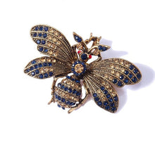 Load image into Gallery viewer, Men&#39;s Morkopela Rhinestone Bee Brooch
