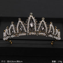 Load image into Gallery viewer, Women&#39;s Vintage Baroque Queen Crown
