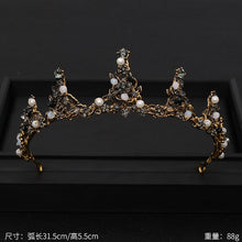 Load image into Gallery viewer, Women&#39;s Vintage Baroque Queen Crown
