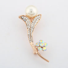 Load image into Gallery viewer, Women&#39;s High Quality Vintage Gold Brooch
