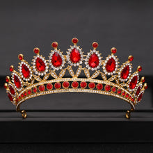 Load image into Gallery viewer, Women&#39;s Vintage Baroque Queen Crown
