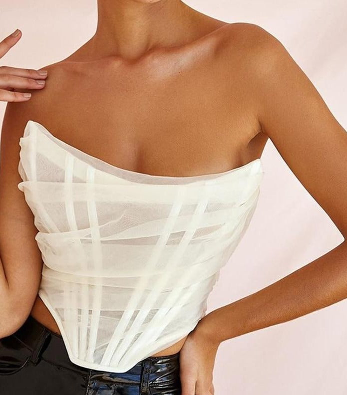 Women's Strapless Bustier Corset