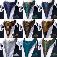 Load image into Gallery viewer, Men&#39;s Paisley Silk Necktie Cravat Tie
