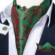 Load image into Gallery viewer, Men&#39;s Paisley Silk Necktie Cravat Tie
