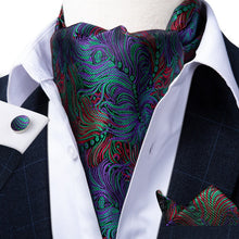 Load image into Gallery viewer, Men&#39;s Paisley Silk Necktie Cravat Tie
