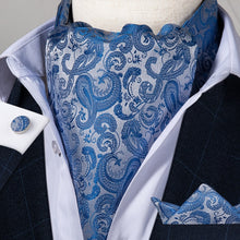 Load image into Gallery viewer, Men&#39;s Paisley Silk Necktie Cravat Tie
