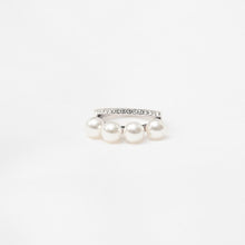 Load image into Gallery viewer, Women&#39;s Double Layer Elegant Simulated Pearl Beads Ring
