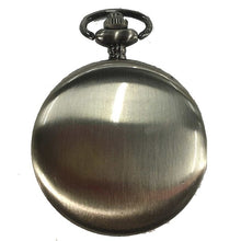 Load image into Gallery viewer, Luxury Smooth Silver Pendant Pocket Watch
