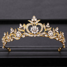 Load image into Gallery viewer, Women&#39;s Crown Baroque Headpiece
