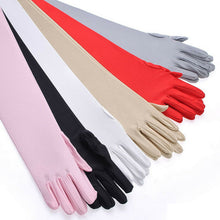 Load image into Gallery viewer, Women&#39;s Evening Party Formal Gloves Solid Color Satin
