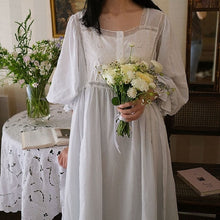 Load image into Gallery viewer, Women&#39;s Vintage Embroidery Pure Cotton Nightgowns
