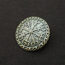 Load image into Gallery viewer, Norse Viking Brooch Witchy Large Big Vintage Irish Knot Brooch
