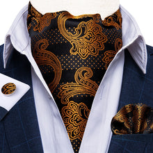 Load image into Gallery viewer, Men&#39;s Paisley Silk Necktie Cravat Tie
