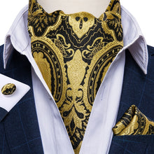 Load image into Gallery viewer, Men&#39;s Paisley Silk Necktie Cravat Tie
