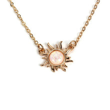 Load image into Gallery viewer, Women&#39;s Rose Zircon Bee Pineapple Pendant Gold Chain Necklace
