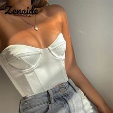 Load image into Gallery viewer, Women&#39;s Satin Corset Tops
