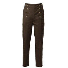 Load image into Gallery viewer, Men&#39;s Historical Victorian High Waist Regency Fall Front Trousers
