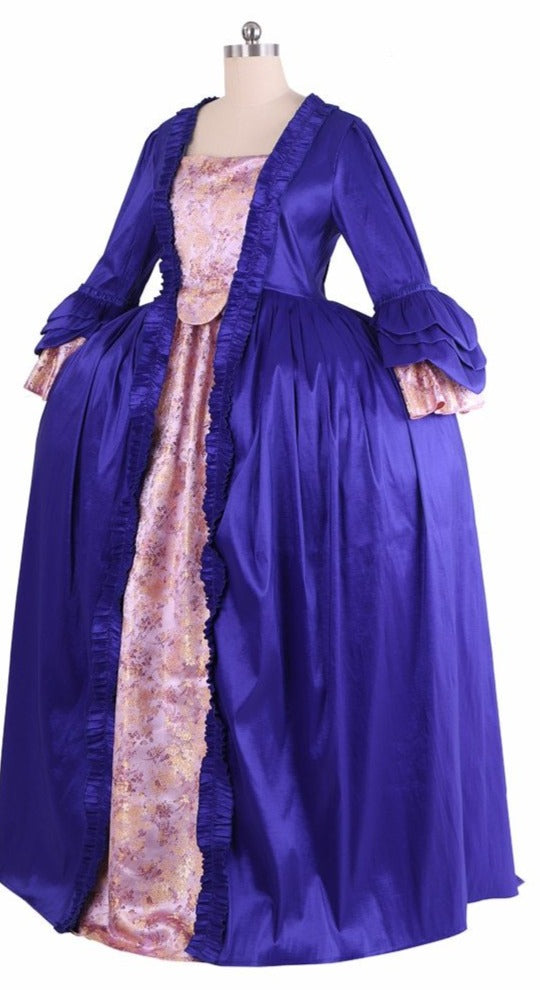 Women's Regency Pioneer 18th Versailles Duchess Belle Regency Dress