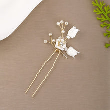 Load image into Gallery viewer, Women&#39;s Vintage Gold Color Tiaras Hair Comb
