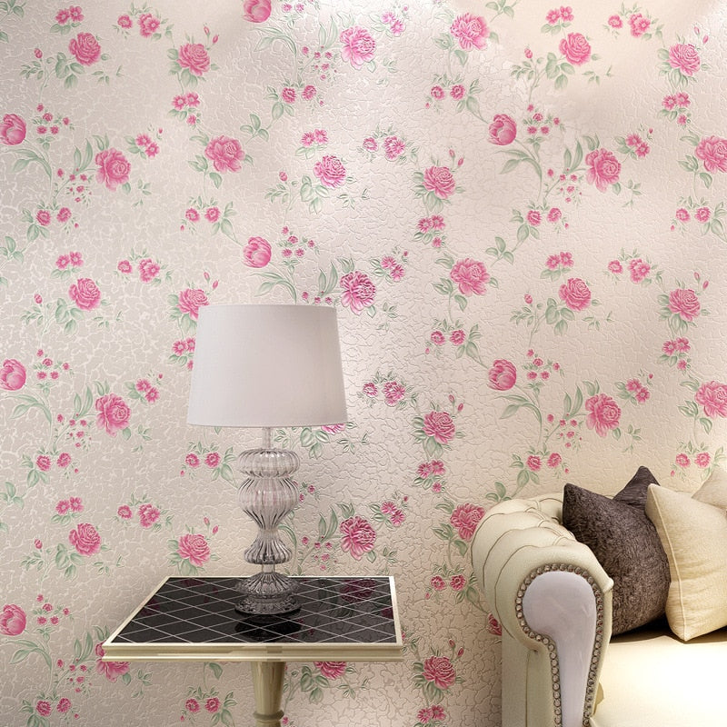 Flowers Embodied Vinyl Wallpapers