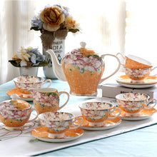 Load image into Gallery viewer, Delicate Bone China Tea Set
