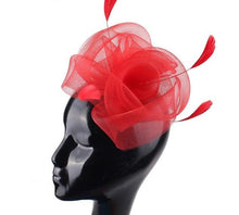 Load image into Gallery viewer, Women&#39;s Fashion Tulle Hair Fascinator Hat
