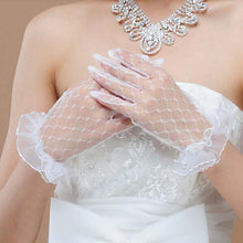 Load image into Gallery viewer, Women&#39;s Short Tulle Gloves
