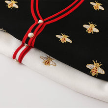 Load image into Gallery viewer, Women&#39;s Designer Bee Embroidery Cardigan Long Sleeve
