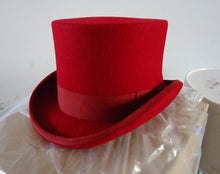 Load image into Gallery viewer, Men&#39;s High Top Round Flat Top Hat
