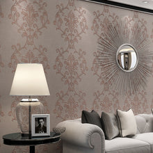 Load image into Gallery viewer, 3D Stereo Silk Embroidered Non-woven Wallpaper
