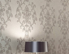 Load image into Gallery viewer, 3D Stereo Silk Embroidered Non-woven Wallpaper
