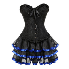 Load image into Gallery viewer, Women&#39;s Plus Size Corset With Ruffle Skirt
